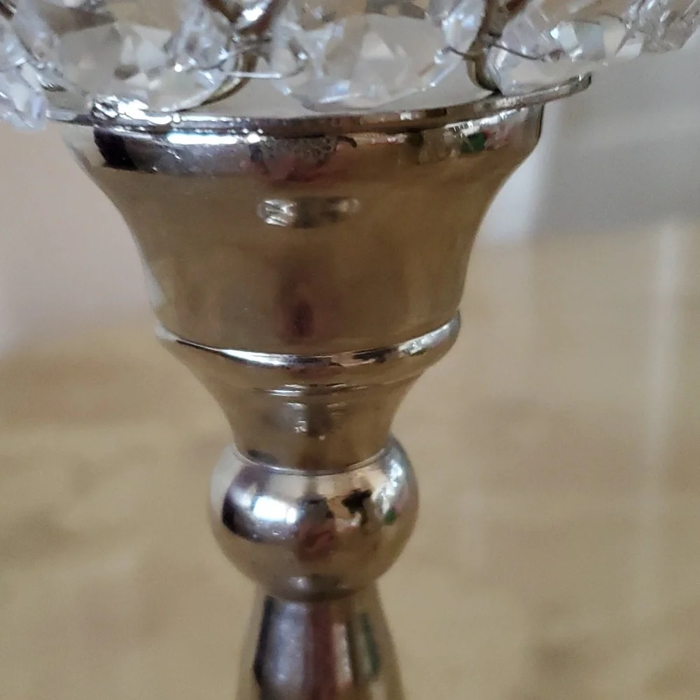 Z Gallerie Crystal Candlestick Nwot